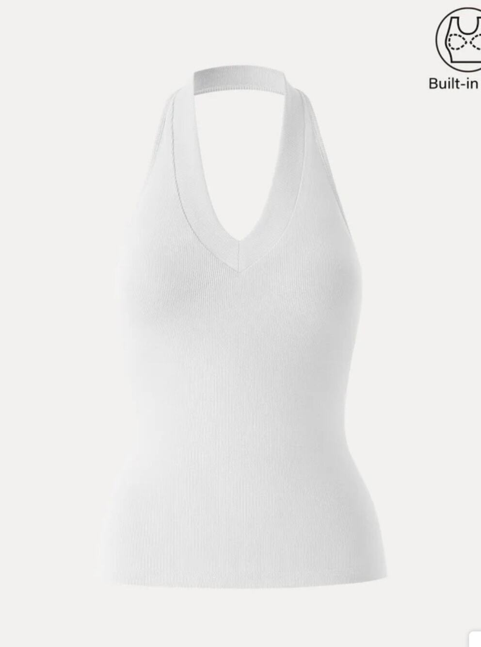 OGL Move Blue Halter Neck Padded Shelf Bra Brami Tank Top Size M New NWT
